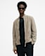 Cora Suede Snap Back Collar Jacket