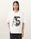 Scale Cropped Graphic T-Shirt