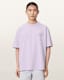 Xander Flocked Logo Oversized T-Shirt