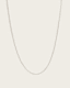 Curb Sterling Silver Chain Necklace