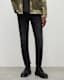 Rex Damaged Slim Fit Stretch Denim Jeans