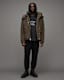 Chalk Hooded Relaxed Fit Jacket
