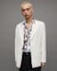 Canis Satin Trim Relaxed Fit Blazer