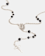 Saif Beaded Sterling Silver Rosary Necklace