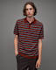 Stafford Short Sleeve Striped Polo Shirt