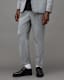 Buller Wool Blend Cropped Slim Trousers