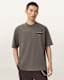 Redact Oversized Embroidered Logo T-Shirt