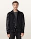 Endleton Contrast Leather Bomber Jacket