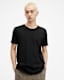 Figure Crew Neck Raw Edge T-Shirt