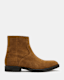 Lang Suede Zip Up Boots