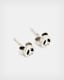 Peace Sterling Silver Mini Stud Earrings