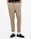 Tallis Slim Fit Cropped Tapered Trousers