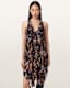 Gretel Asymmetric Tiered Midi Dress
