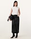 Eden Leather Midi Skirt