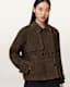 Reya Cropped Suede Mac