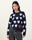 Amora Love Heart Jacquard Jumper