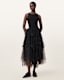 Jen Tulle Asymmetric Maxi Skirt