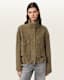 Clay Funnel Neck Suede Cropped Jacket