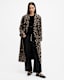 Mabel Leopard Print Oversized Coat