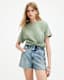 Mallinson Cropped Slim Wrap Over T-Shirt