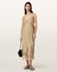 Samia Linen Lace Midi Dress