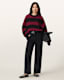 Onyx Striped Relaxed Fit Jumper