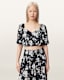 Levy Floral Cropped Top