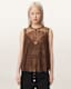 Clara Lace Trim Sleeveless Top