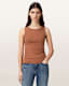 Katarina Boat Neck Slim Fit Tank Top