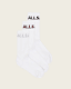 Jae Logo Socks White Multi Pack