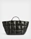 Nadaline Leather Quilted Tote Bag