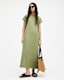 Anna Crew Neck Short Sleeve Maxi Dress