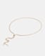 Snake Bolo Gold-Tone Necklace