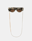 Two Tone Box Glasses Chain