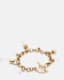Eryka Gold Tone Pendant Bracelet