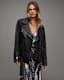 Billie Oversized Leather Biker Jacket