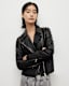Vela Leather Biker Jacket