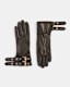 Roxy Leather Buckle Gloves