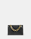 Yua Leather Removable Chain Clutch Bag