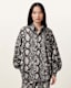 Charli Snake Print Long Sleeve Shirt