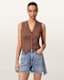 Cruz Ribbed Knitted Waistcoat