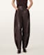 Jett Wide Leg Leather Trousers