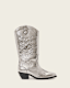 Dolly Metallic Leather Western Boots