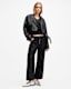 Ophelia Cropped Leather Jacket