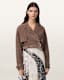 Ophelia Cropped Suede Jacket