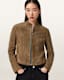 Sadler Slim Fit Suede Jacket