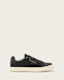 Underground Leather Low Top Trainers
