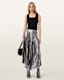 Jax Pleated Midi Skirt