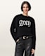 Goth Motif Crew Neck Jumper