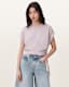 Mira Cropped Drawcord T-Shirt
